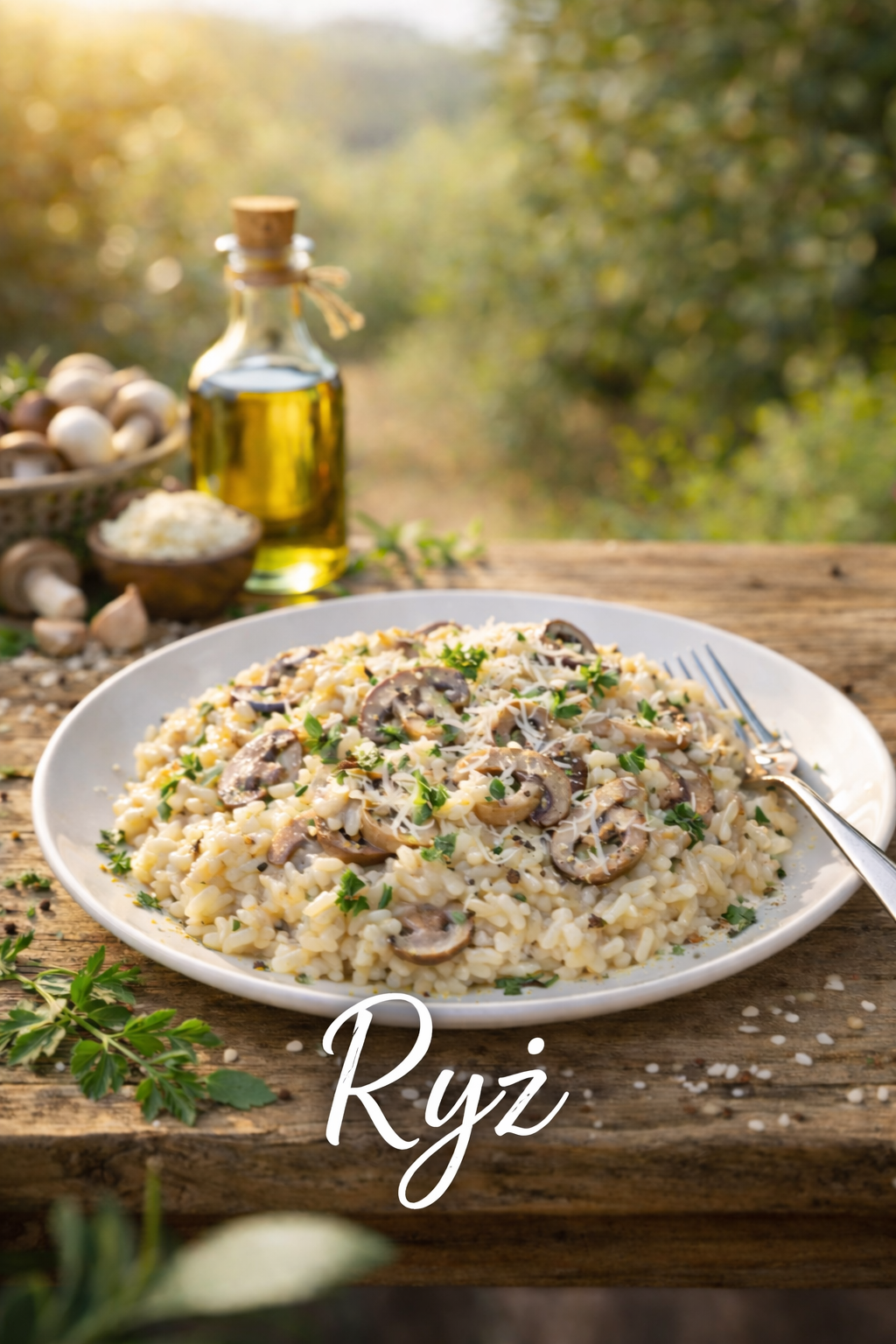 rissotto z grzybami